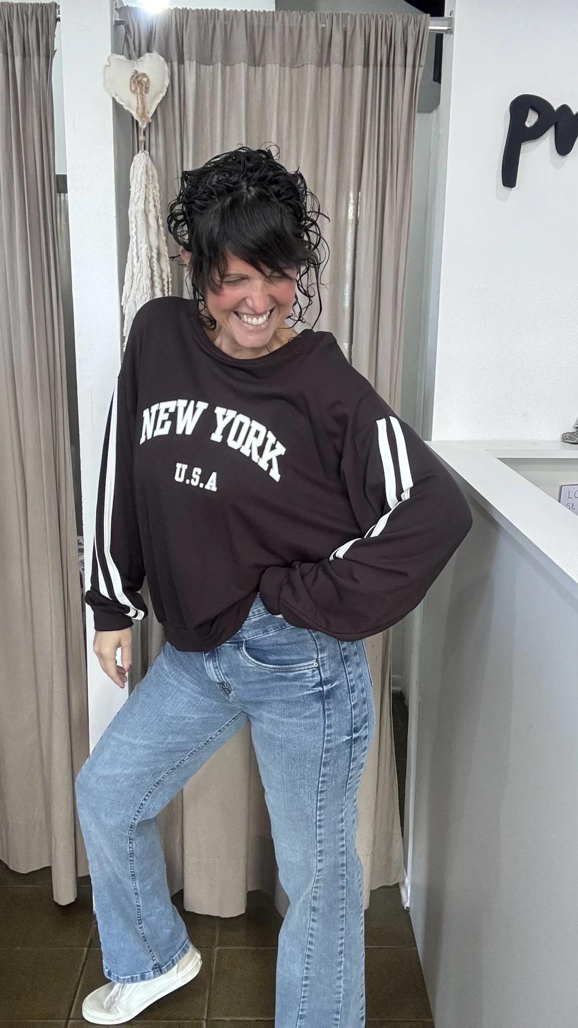 Maxi buzo gris