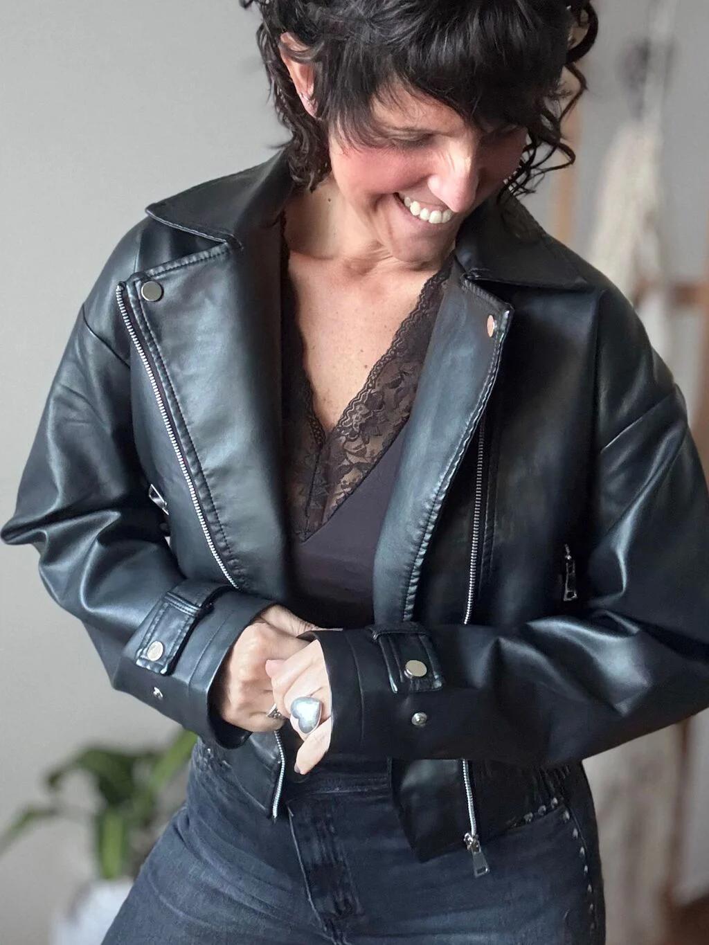 Chaqueta Ecocuero Bombers