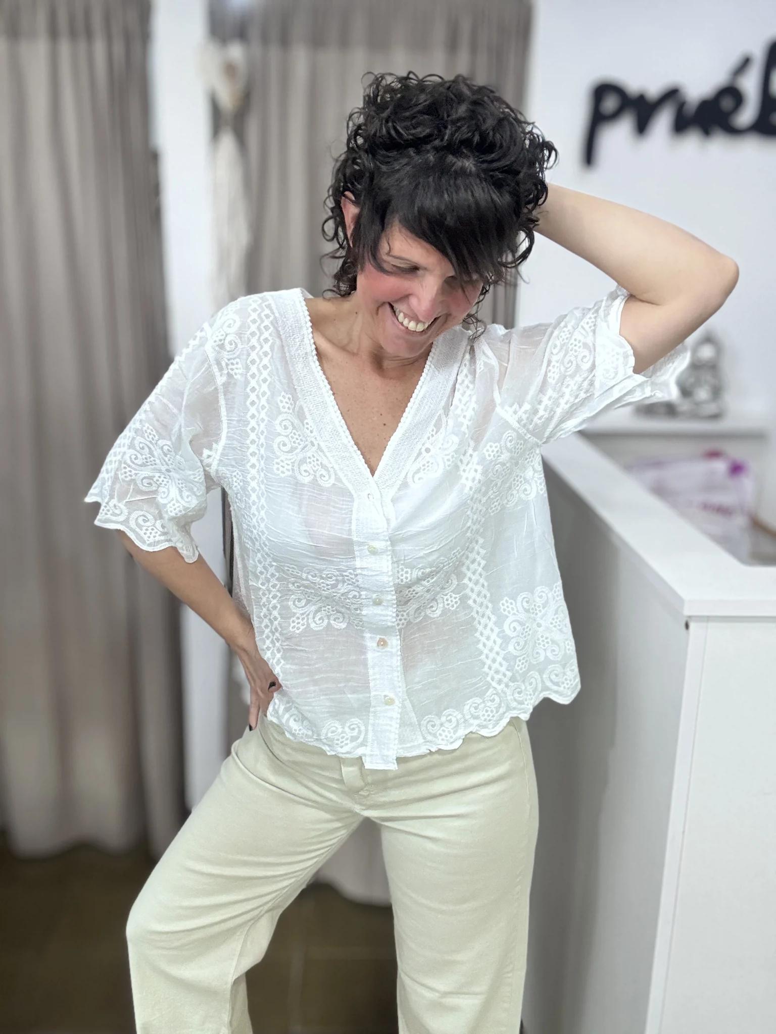 Camisola brodery